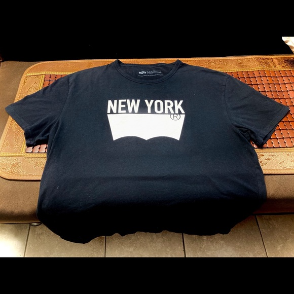 Levi’s Signature Black T-shirt XL 100% Cotton - Picture 1 of 3